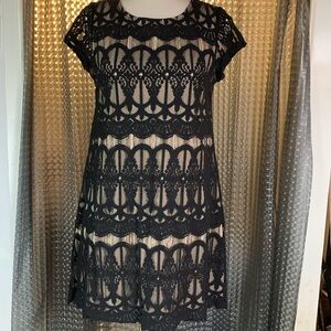 Love Fire black and champagne dress, size m